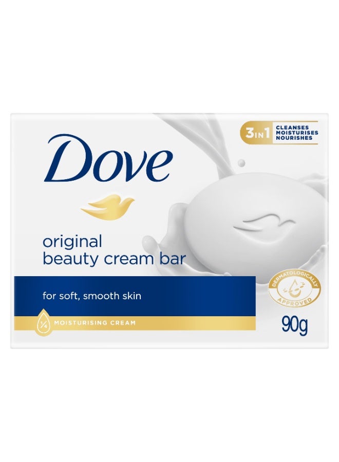 Dove Beauty Cream Soap Bar, 90g (Original) - Image 2